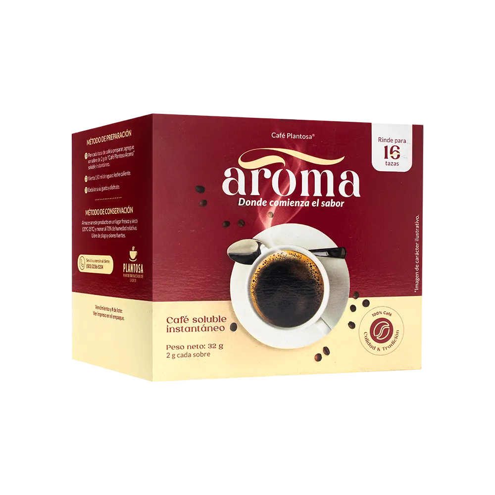 Café Aroma dispensador 16 sobres