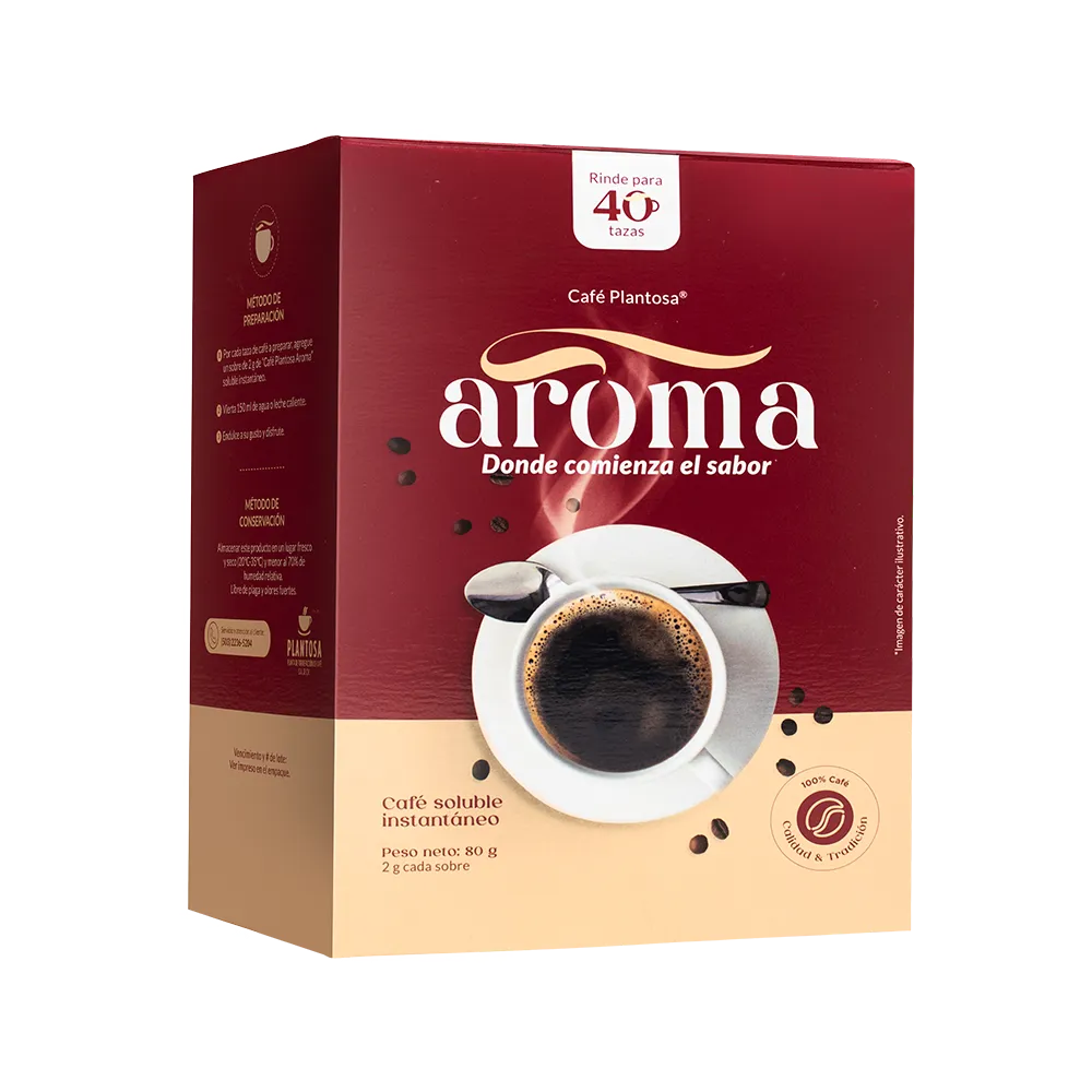 Café Aroma dispensador 40 sobres