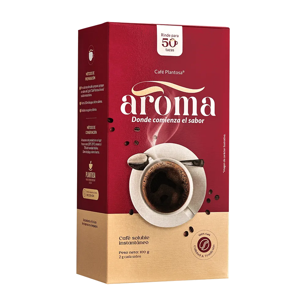 Café Aroma dispensador 50 sobres