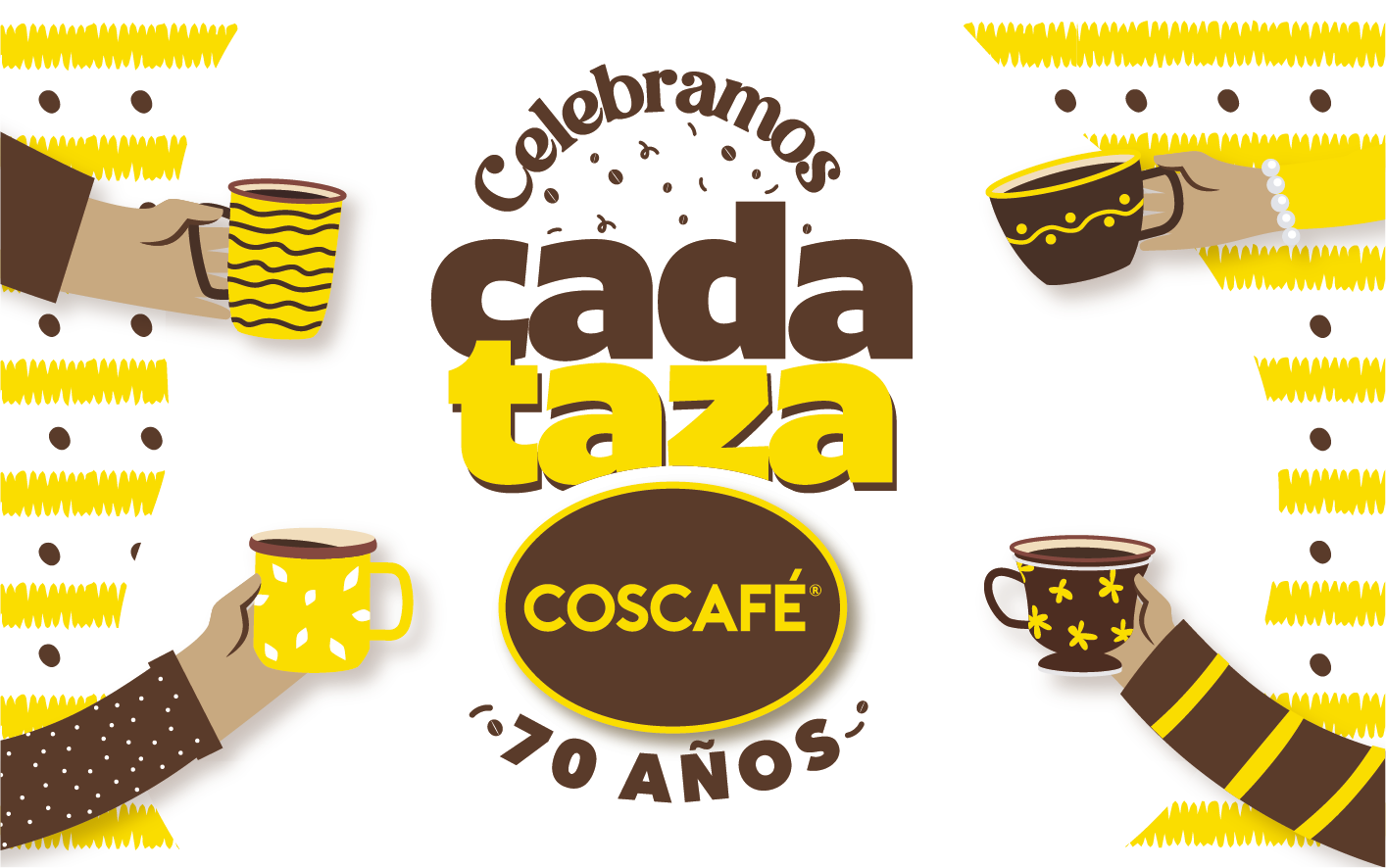 Celebramos cada taza, Coscafé 70 años