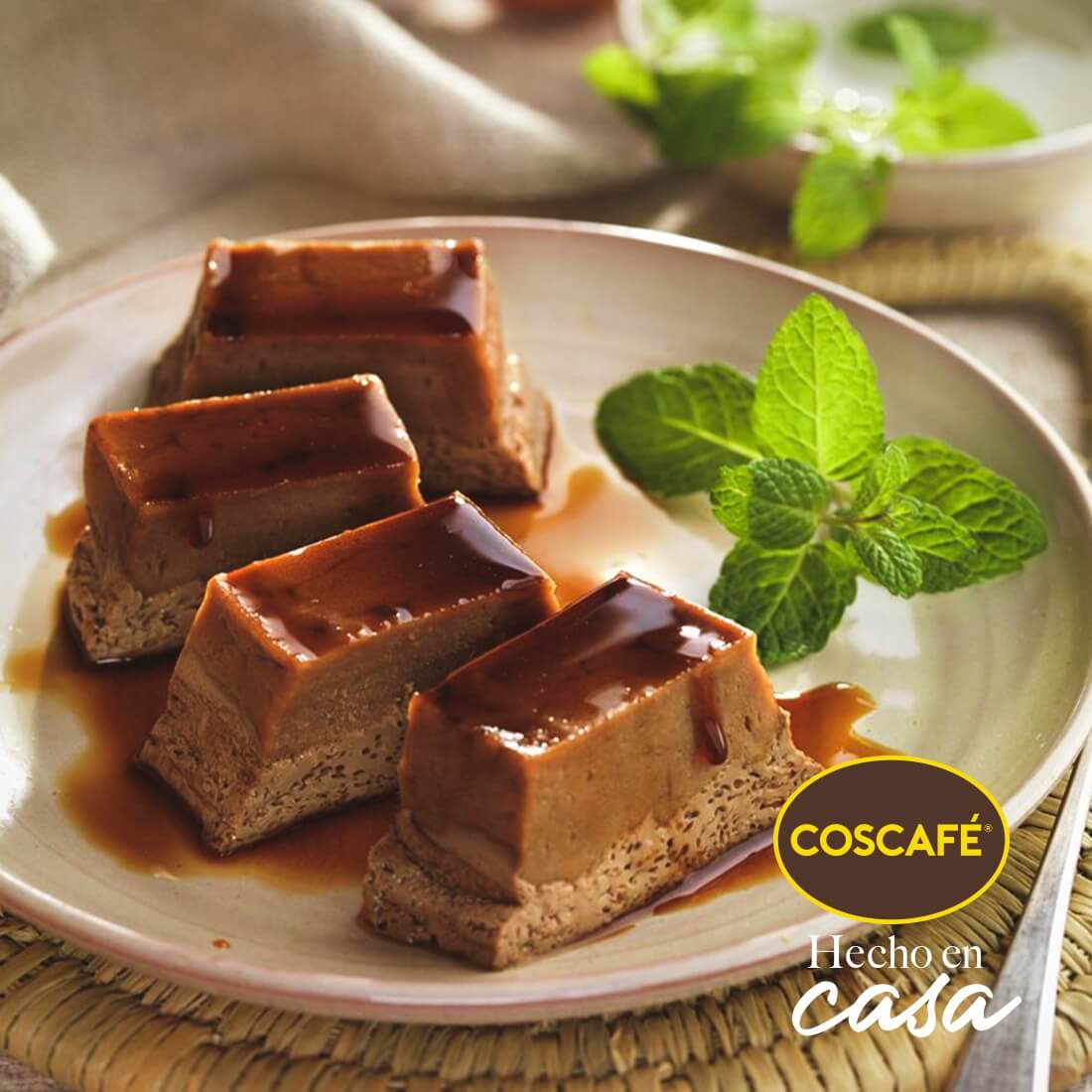 Bizcoflan con Coscafé Instantáneo