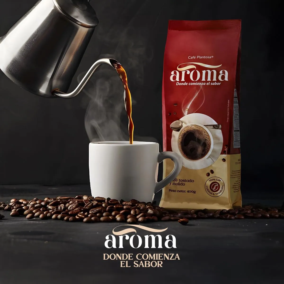 Café Aroma preparado