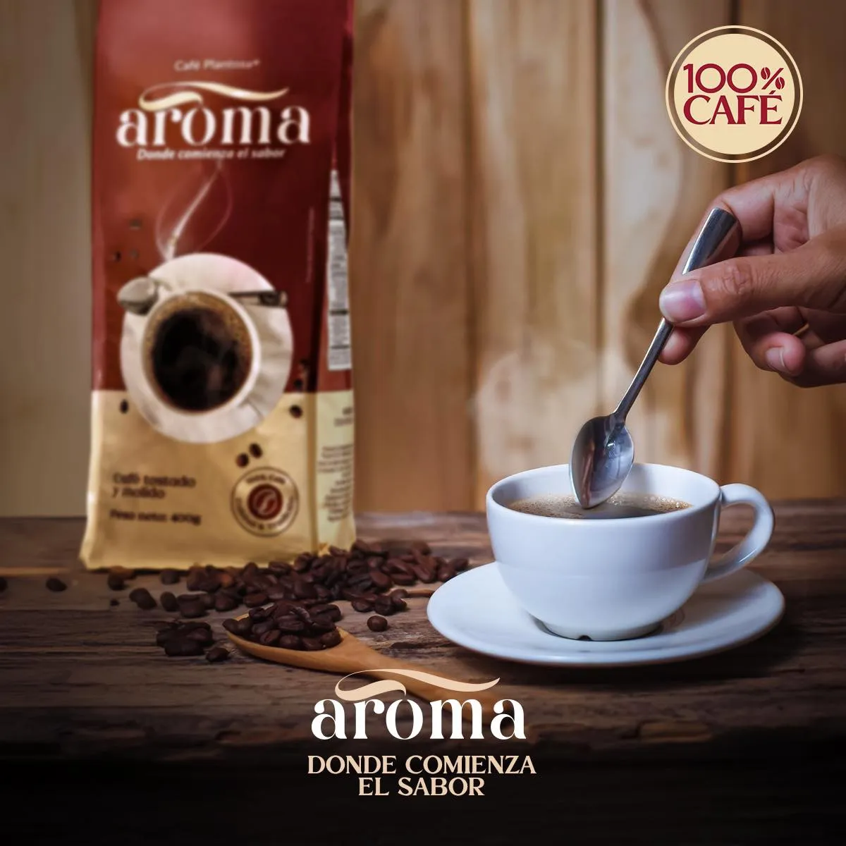 Café Aroma 100% café