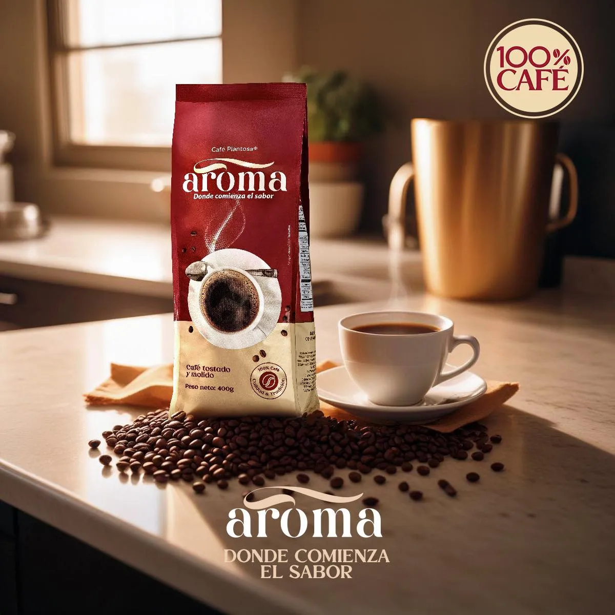 Café Aroma, donde comienza el sabor
