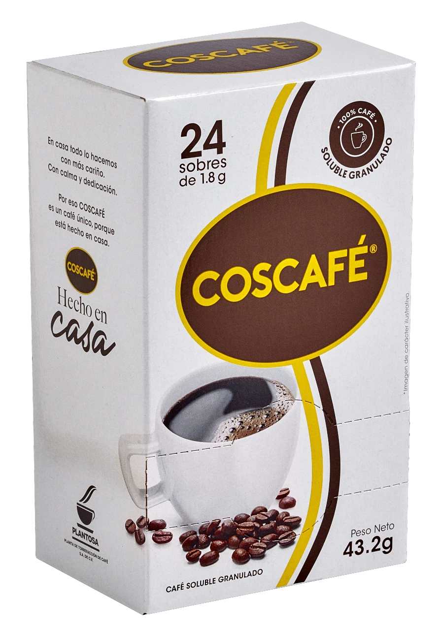 Coscafé dispensador 24 sobres granulados 1.8g