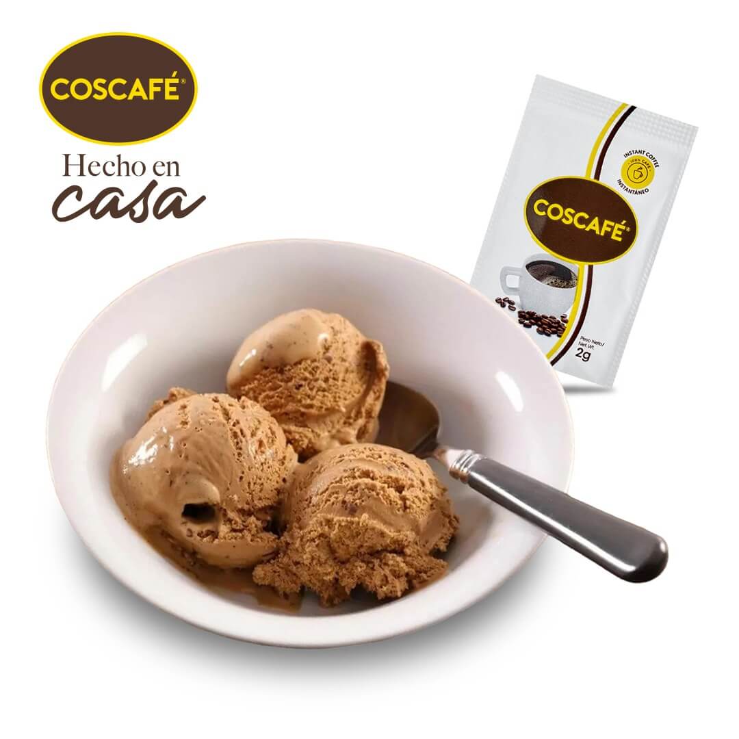 Helado de café con Coscafé Instantáneo